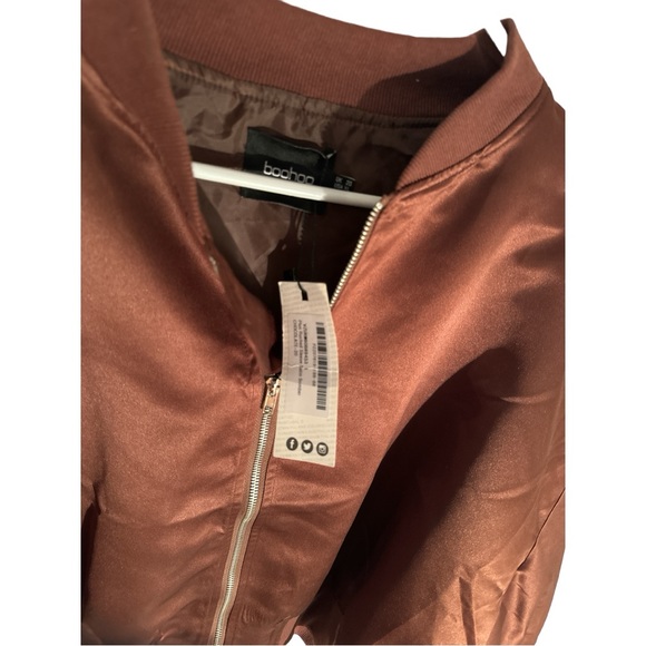 Chocolate bomber jacket - Picture 2 of 4